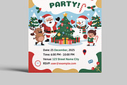 Christmas Party Flyer Template, a Flyer Template by MightyDesign (Thumbnail 5 of 8)