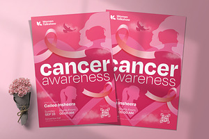Breast Cancer Awareness Flyer, a Flyer Template by Aarley Kaiven