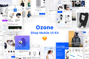 Ozone Shop Mobile UI Kit