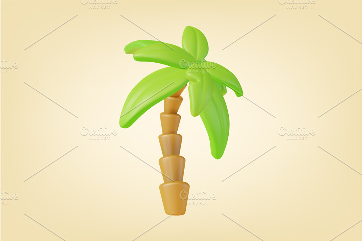 3d Summer Travel and Tourism Icons, an Object 3D Model by 35lab (Photo 12 of 16)