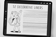 150 Fine Liner Brushes for Procreate, a Brush Add-On by Disyukov (Thumbnail 3 of 8)