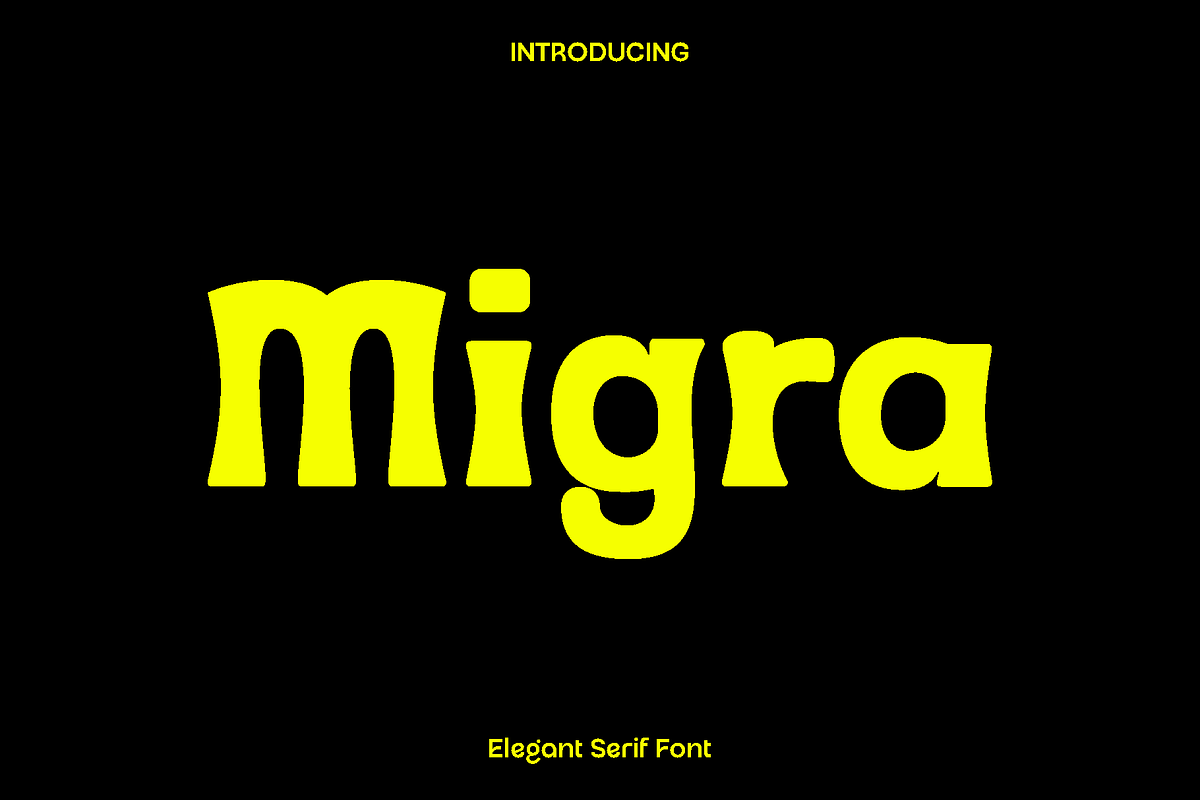 Migra - Retro Serif Font, a Serif Font by Luna Shop (Photo 1 of 10)
