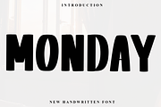MONDAY, a Font by InermediaSTUDIO (Thumbnail 1 of 8)