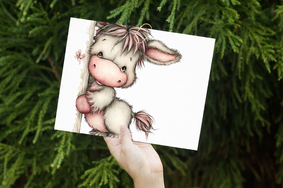 Whimsical Donkey Clipart, an Illustration by Libby Wishes (Photo 5 of 7)