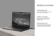 Laptop Mockup, a Mac Mockup by Lxadesign (Thumbnail 4 of 6)