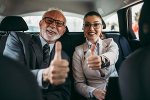 Business people stock photo containing limousine and senior