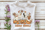 Squad Ghouls Girly Halloween Fall, an Illustration by CraftArtStudio (Thumbnail 2 of 4)