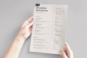 Minimal Resume Template