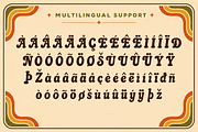 Sunridge - Retro Groovy Display Font, a Serif Font by overlaytemplates (Thumbnail 5 of 5)