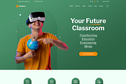 EduNext- Online Course Website, a Landing Page Template by Sujun Baidyaa (Thumbnail 2 of 2)