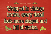 Kapvile 3D, a Serif Font by Craft Supply Co. (Thumbnail 3 of 8)