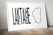 Lake Tahoe Wall Art Print, a Decorative Illustration by DigitalDesignsLaura (Thumbnail 2 of 2)