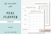 Meal Planner, a Stationery Template by Anatartan Design (Thumbnail 1 of 4)