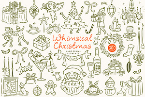 Hand Drawn Christmas SVG Bundle