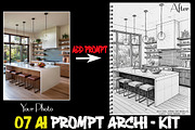 07 AI Prompt Archi Kit, an Illustration by 3d_model_tifotizi (Thumbnail 1 of 9)