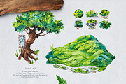 Artist's Garden Watercolours, a Decorative Illustration by Aquarellina (Thumbnail 3 of 30)