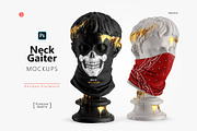 Neck Gaiter on Sculpture Mockup, a Mask Mockup by HelenStock (Thumbnail 1 of 9)