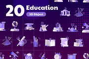 Education Object 3D, an Object 3D Model by kerismaker (Thumbnail 7 of 9)