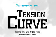 Tension Curve, a Serif Font by Wow Magic (Thumbnail 1 of 3)
