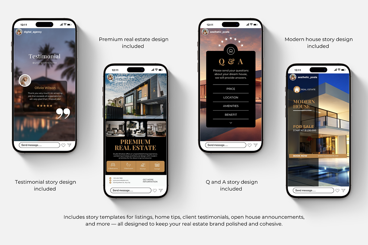 Luxury Real Estate templates preview 7