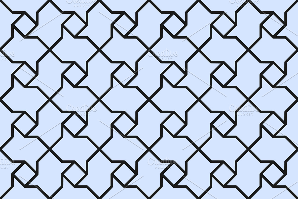 Seamless line pattern vectors, a Pattern Graphic by Neopat (Photo 7 of 9)
