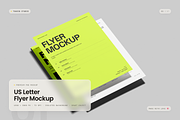 US Letter Flyer Mockup, an Advertising Mockup by Toasin Studio (Thumbnail 1 of 7)