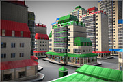 Buildings Pack, an Architecture 3D Model by Beatheart Creative Studio (Thumbnail 14 of 15)