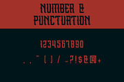 Ambeigu Vintage Display Font, a Blackletter Font by IHDSTD (Thumbnail 8 of 9)