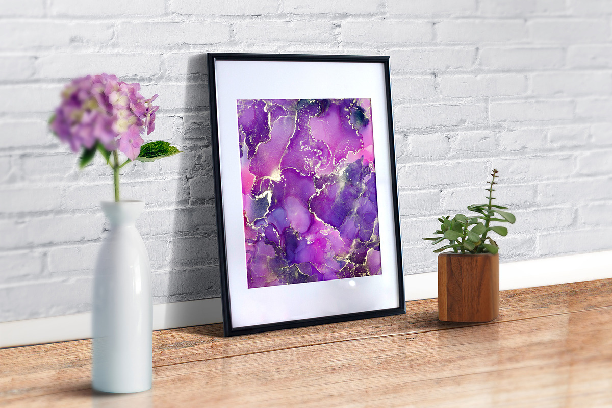 30 Alcohol Ink Abstract Backgrounds, a Texture Illustration by Artemisia_Art (Photo 4 of 5)