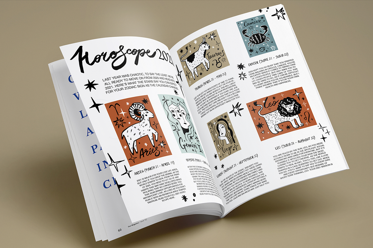 Horoscope - Zodiac collection, an Illustration by Mii Lab (Photo 8 of 10)