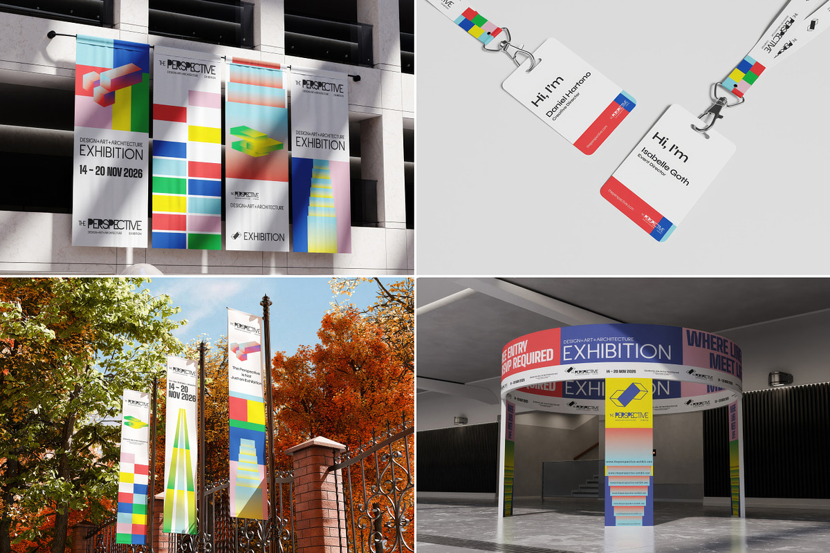 Event & Exhibition Mockups, a Mockup by Vitora Mockup (Photo 6 of 18)
