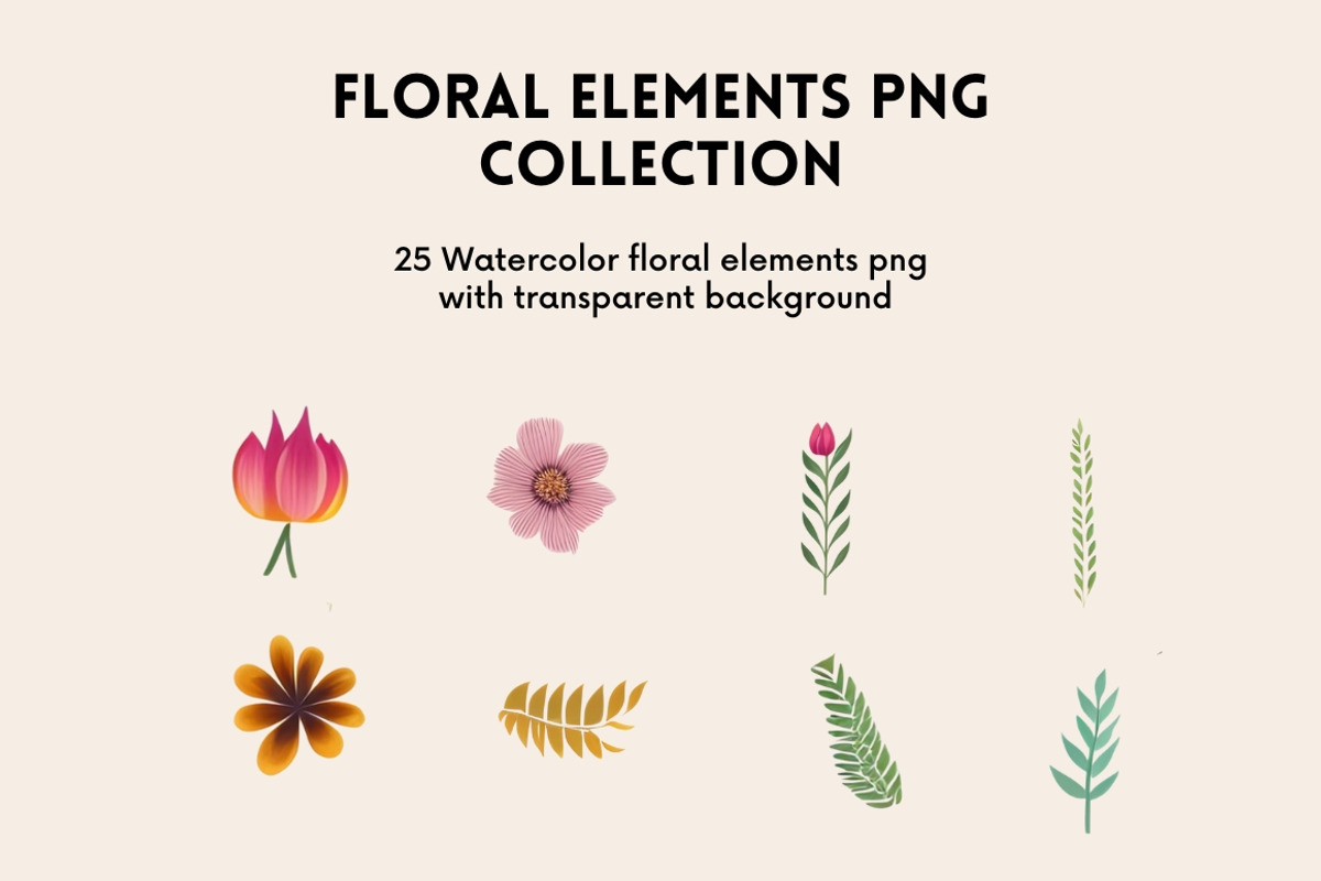 183+ Flowers & Elements Collection, an Illustration by AN Productions (Photo 16 of 17)