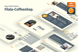 Filala - Coffee Shop Powerpoint, a Presentation Template by Dhabee