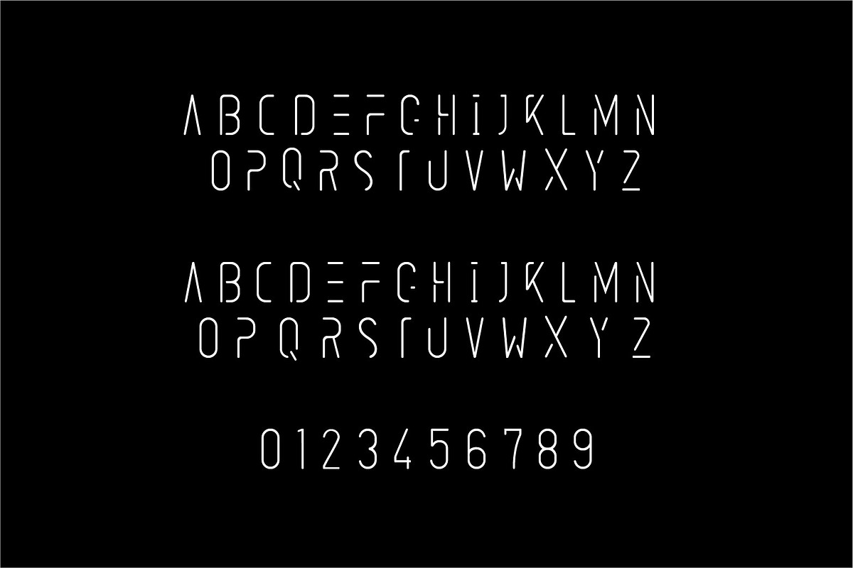 Futuristic, a Font by WAP (Photo 3 of 5)