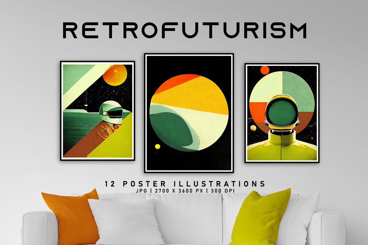 Retrofuturism, a Decorative Illustration by Digital Art Creations (Photo 5 of 7)