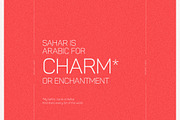 Sahar Light (Roman & Italic), a Sans Serif Font by Lella7 (Thumbnail 3 of 7)