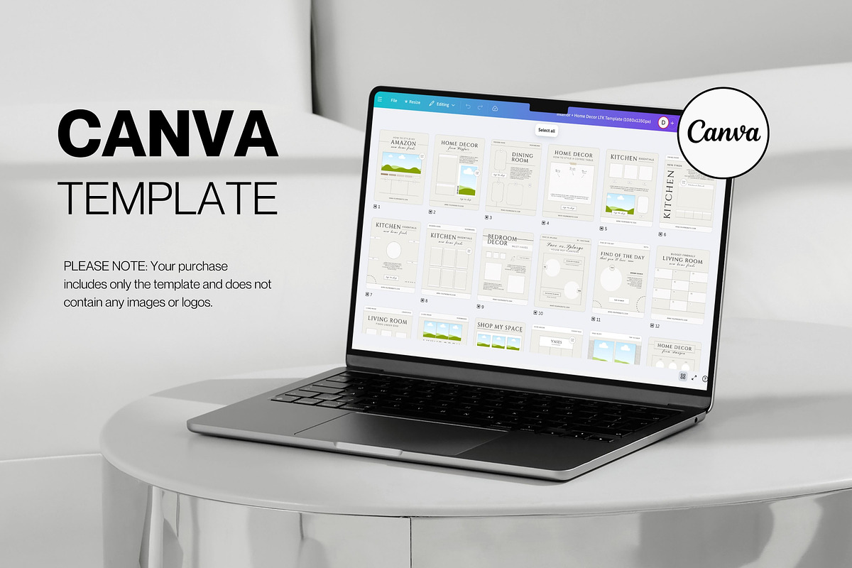 Home Decor LTK Canva Template, a Social Media Template by Deb Creative Studio (Photo 7 of 10)