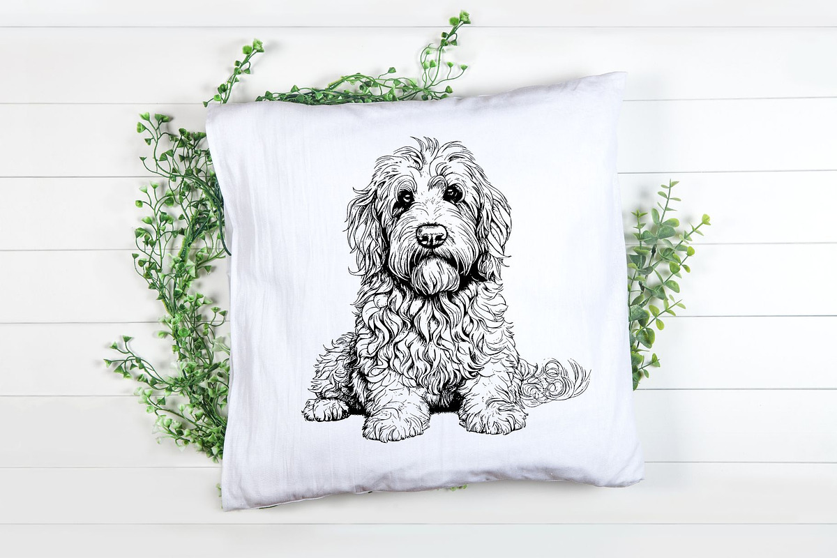 Labradoodle SVG - Dog Clip Art, an Illustration by YouniqueArtwork (Photo 5 of 5)