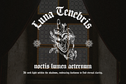 Highborne – Medieval Typeface, a Blackletter Font by Creacy Studio (Thumbnail 8 of 11)