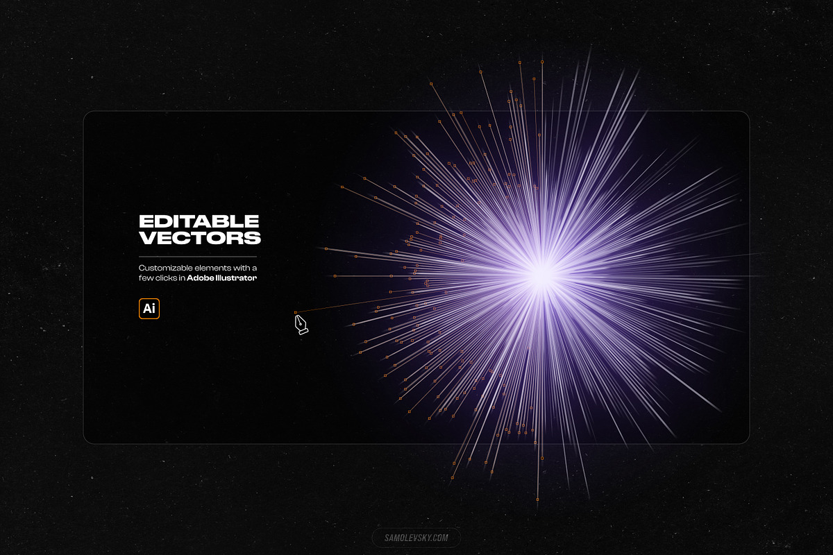 Lightning Bolts & Lens Flares Bundle, a Shape Add-On by Samolevsky (Photo 11 of 16)