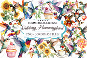 Cute Dabbing Hummingbird Sublimation, an Illustration by designcity5 (Thumbnail 1 of 5)