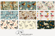 80 duck seamless pattern, a Pattern Graphic by Poppy Lane Studio (Thumbnail 4 of 11)