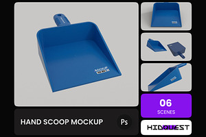 Hand Scoop Mockup