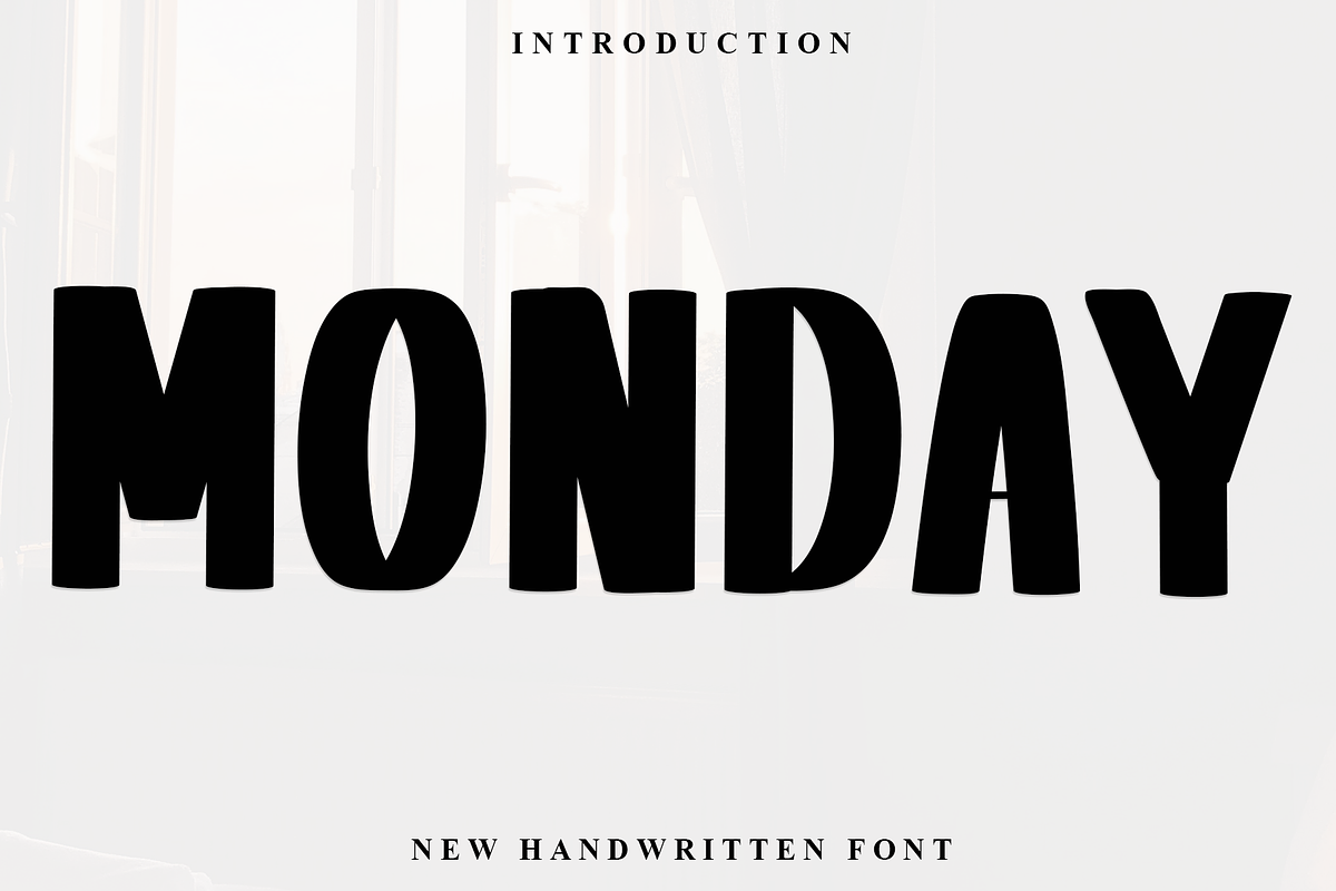 MONDAY, a Font by InermediaSTUDIO (Photo 1 of 8)