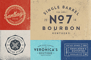 10 Logo/Badge Templates Vol.1, a Branding & Logo Template by GraphicBurger