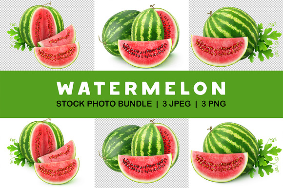 Watermelons With Leaves