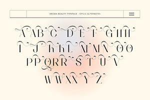 Aroma Beauty - Modern Serif