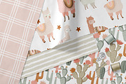 Llama Land Kids Pattern Collection, a Pattern Graphic by PROTEA Watercolor Studio (Thumbnail 8 of 9)