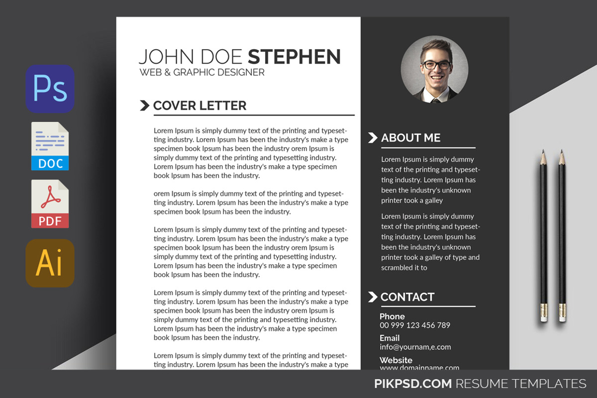 Resume/CV, a Resume Template by graphicforest (Photo 3 of 5)