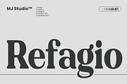 Refagio Modern Serif Family 92 Fonts, a Serif Font by MjStudio31 (Thumbnail 1 of 15)